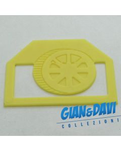 MB-GD-CA Segnalibi Clip Mulino con Ruota Gialla