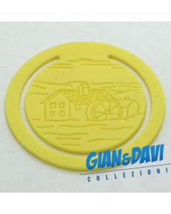 MB-GD-CA Segnalibi Clip Mulino Tondo Gialla