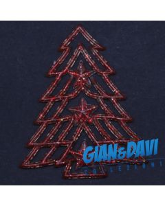 MB-GD-N86 Albero Rosso Glitter