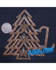 MB-GD-N86 Albero Arancione Chiaro Glitter