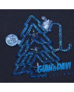 MB-GD-N86 Albero Blu Glitter