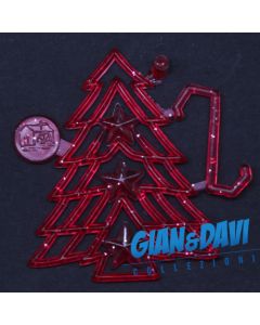 MB-GD-N86 Albero Rosso Glitter