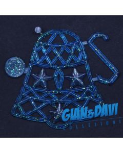 MB-GD-N86 Campana Blu Glitter