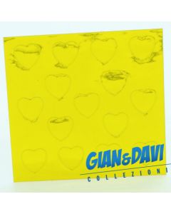 MB-GD-N86 Mini Adesivi Dorati Cuore