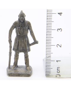 Ü-Ei Soldatini Metallfiguren Beruhmte Indianer-Hauptlinge 01 Tecumseh Altsilber