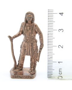 Ü-Ei Soldatini Metallfiguren Beruhmte Indianer-Hauptlinge 08 Cap Joseph Kupfer