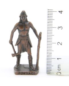 Ü-Ei Soldatini Metallfiguren Beruhmte Indianer Hauptlinge II 01 Pontiac Bruniert