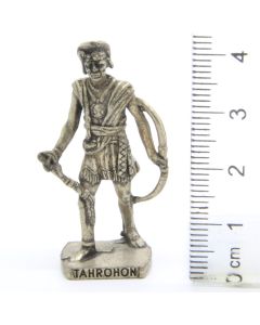 Ü-Ei Soldatini Metallfiguren Beruhmte Indianer Hauptlinge II 02 Tahrohon Altsilber