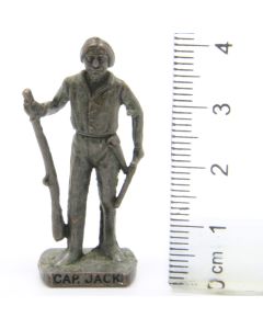 Ü-Ei Soldatini Metallfiguren Beruhmte Indianer Hauptlinge II 04 Cap Jack Bruniert