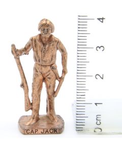 Ü-Ei Soldatini Metallfiguren Beruhmte Indianer Hauptlinge II 04 Cap Jack Kupfer