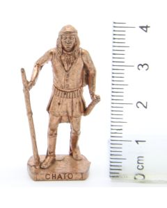 Ü-Ei Soldatini Metallfiguren Beruhmte Indianer Hauptlinge II 05 Chato Kupfer
