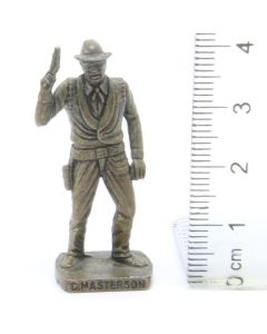 Ü-Ei Soldatini Metallfiguren Beruhmte Westmanner I 02 Bad Masterson Altsilber Dark