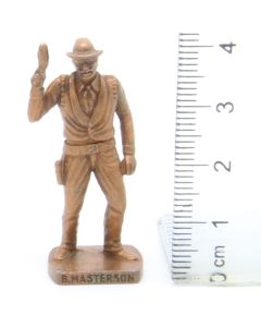 Ü-Ei Soldatini Metallfiguren Beruhmte Westmanner I 02 Bad Masterson Kupfer Opaque