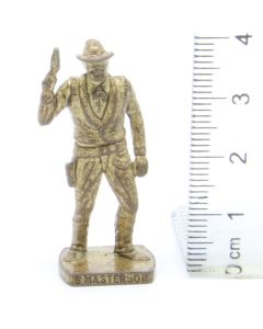 Ü-Ei Soldatini Metallfiguren Beruhmte Westmanner I 02 Bad Masterson Messing