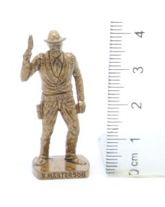 Ü-Ei Soldatini Metallfiguren Beruhmte Westmanner I 02 Bad Masterson Messing Dark