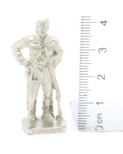 Ü-Ei Soldatini Metallfiguren Beruhmte Westmanner I 04 David Crockett Chrome Light