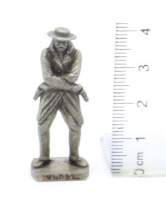 Ü-Ei Soldatini Metallfiguren Beruhmte Westmanner I 05 Will Bill Altsilber Dark