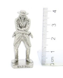 Ü-Ei Soldatini Metallfiguren Beruhmte Westmanner I 05 Will Bill Chrome Dark