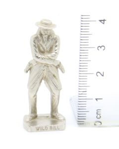 Ü-Ei Soldatini Metallfiguren Beruhmte Westmanner I 05 Will Bill Chrome Light