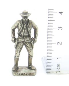 Ü-Ei Soldatini Metallfiguren Beruhmte Westmanner I 06 Sam Bass Altsilber