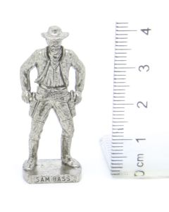 Ü-Ei Soldatini Metallfiguren Beruhmte Westmanner I 06 Sam Bass Chrome Dark