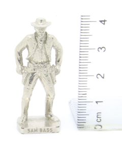 Ü-Ei Soldatini Metallfiguren Beruhmte Westmanner I 06 Sam Bass Chrome Light