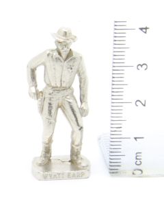 Ü-Ei Soldatini Metallfiguren Beruhmte Westmanner I 07 Wyatt Earp Chrome Light
