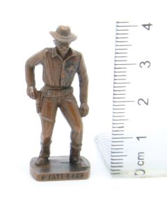 Ü-Ei Soldatini Metallfiguren Beruhmte Westmanner I 07 Wyatt Earp Kupfer Dark