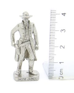 Ü-Ei Soldatini Metallfiguren Beruhmte Westmanner I 08 Jasse James Chrome Dark