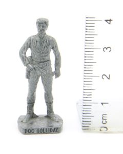 Ü-Ei Soldatini Metallfiguren Beruhmte Westmanner II 03 Doc Holiday Eisen