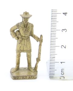 Ü-Ei Soldatini Metallfiguren Beruhmte Westmanner II 04 Buffalo Bill Messing