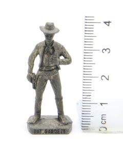 Ü-Ei Soldatini Metallfiguren Beruhmte Westmanner II 06 Pat Garrett Altsilber Dark