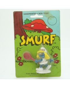 The Smurfs Blister 1982 Wallace Berrie 20135 01 Puffi Puffo Schtroumpf Peyo