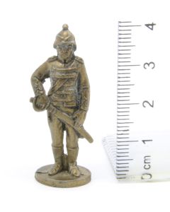 Ferrero Kinder Ü-Ei Soldatini Metallfiguren Britisch-Indien - 2 40mm Messing Dark