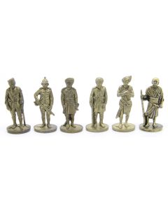 Ferrero Kinder Ü-Ei Soldatini Metallfiguren Britisch-Indien - SAT 35mm Messing