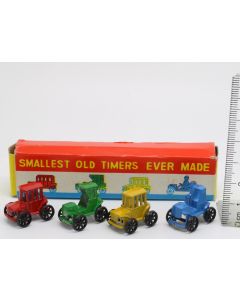 Ü-Ei Metallfiguren Bunte Metall-Oltimer 1976 D - SAT JAPAN in Box