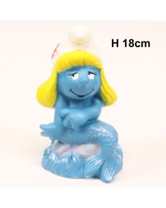 The Smurfs Coinbank Hazero Mermaid 1983 H 18cm 02 Opaque