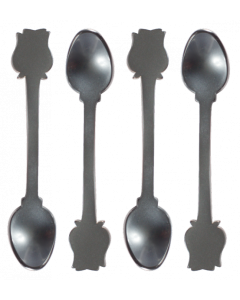 Leblon Delienne Disney Alice in Wonderland Linea Rosa 4 Cucchiaini da Moka Antracite