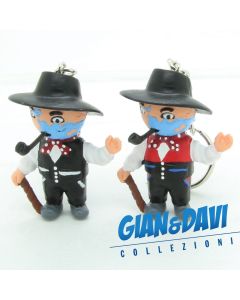 PVC Werbefigur Pubblicitari Dachdecker Mascot Welt gegenüberstehen Sat D 5,5cm