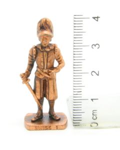 Ferrero Kinder Ü-Ei Soldatini Metallfiguren Die Schweizer Garde - K96 n74 Kupfer