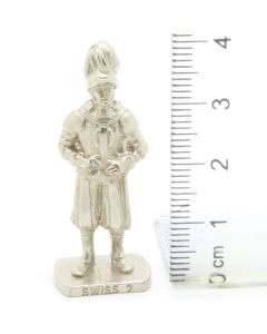 Ferrero Kinder Ü-Ei Soldatini Metallfiguren Die Schweizer Garde - K96 n75 Chrome