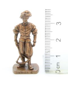 Ferrero Kinder Ü-Ei Soldatini Metallfiguren Die Schweizer Garde - K96 n79 Kupfer