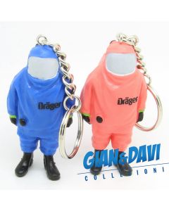 PVC Werbefigur Pubblicitari Dräger Mundschutz Vollschutz Viren Schutzanzug Sat 6,5cm