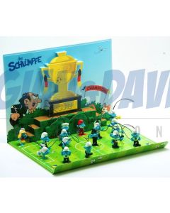 PUFFI CALCIATORI EDEKA CON DIORAMA
