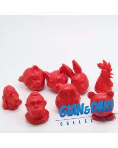 EXK-GR1- Coprimatita Rosso Serie 8 personaggi