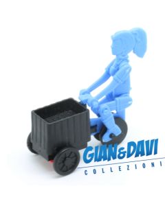 Ferrero Kinder Ü-Ei Altes Spielzeug Mann auf Lastdreirad mit Schwungradmotor 2.1