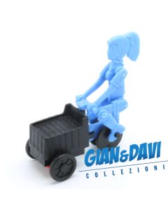 Ferrero Kinder Ü-Ei Altes Spielzeug Mann auf Lastdreirad mit Schwungradmotor 2