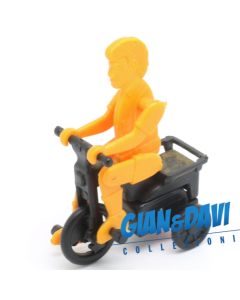 Ferrero Kinder Ü-Ei Altes Spielzeug Mann auf Lastdreirad mit Schwungradmotor 3