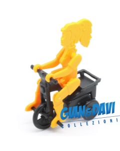 Ferrero Kinder Ü-Ei Altes Spielzeug Mann auf Lastdreirad mit Schwungradmotor 4