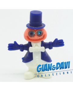 Ferrero Kinder Ü-Ei - Steckfiguren Frackmänchen 1984 Blau Rosa Gesicht A